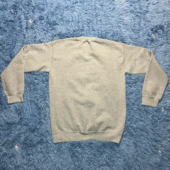 VINTAGE Newport Rhode Island Graphic Crewneck Sweater Size Small Mens Gray Y2K - Picture 2 of 9